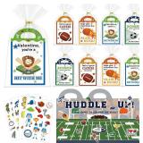 iRugosa hapfyer 24 Pack Reusable Sticker Book Valentines Day Gifts for Kids, Mini Valentines Stickers Goodie Bag Stuffers, Activities Sticker Books Travel Toys Toddler Classroom Gifts