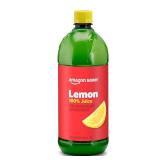 Amazon Saver, Lemon Juice, 100% Juice, 32 Fl Oz