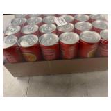 IZZE Sparkling Water Juice Beverage Blend, Mango, No Sugar Added, 8.4 FL OZ, 24 Cans