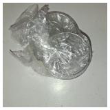 Operitacx Ice Cream Cone Holder Stand 4-Pack Stainless Steel Dessert Display Rack for Waffle and Mini Cones Kitchen Countertop 3.93X3.93X1.96 Inches