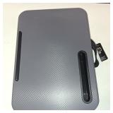 GORILLA GRIP Laptop Lap Desk, Portable Tablet Stand Fits Laptops up to 15.6", Gray