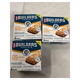 3 Boxes! CLIF BUILDERS Protein Bars Crispy Almond Salted Caramel, Reduced Sugar, Gluten Free, 6ct/each