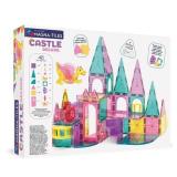 Magna-Tiles Castle DLX 48-Piece Magnetic Construction Set, The Original Magnetic Building Brand