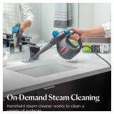BISSELL Steam Shot Omni Pressurized Handheld Multi-Surface Natural Portable Steam Cleaner with 7 tools for tile, grout, windows, bathrooms, kitchen, auto