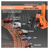 Manual Truck Tire Bead Breaker Tool, Heavy-Duty Rim-Safe Bead Breaker for 3842 Inch Tires, Portable Tire Removal Tool for Farm, Bus and Off-Road Vehicles