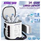 Cold Therapy Machine for Shoulder with Programmable Timer, Portable Ice Machine for Shoulder After Surgery, Lightweight Replacement Recovery System, Cryotherapy Pain Relief w/Compression Pad