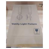 MOKATNG Wall Sconces Set of Two, Brushed Gold Bathroom Sconces with Clear Glass, Hardwired Sconces Wall Decor Set of 2, Modern Wall Light Fixtures for Bathroom Mirror Living Room Bedroom Hallway