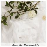 Lecloud Leia Ivory Sheer Valances for Windows 14 Inch Length 2 Pcs, Jacquard Leaf Textured Cafe Kitchen Short Curtains with Dual Rod Pockets, Small Curtain for Living Room Bedroom, 28\ W x 14\in Lin