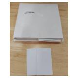 Tondiamo 30 Pcs Outlet Insulation and Draft Sealers Foam Insulation Pads Electrical Outlet Light Switch Covers Wall Gasket (White)