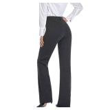 Tapata Womenfts 28ftft/30ftft/32ftft/34ftft Stretchy Bootcut Dress Pants with Pockets Tall, Petite, Regular for Office Work Business 30\, Charcoal, XXLin