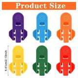 5 Pcs Manual Easy Can Opener Colorful Drink Can Protector Cap Leakproof Soda Top Ring Opener Tool Premium Plastic Shields Prevent Dust Cans Openers for Pop Coke Beer Drink Beverage Valentinefts Day