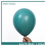 PartyWoo Slate Blue Balloons 50 pcs 12 Inch Dusty Blue Green Balloons for Graduation Baby Shower Wedding Birthday Under the Sea Gender Reveal Boho Party Decorations Blue-F22