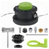 WONEHI 314608005 Weed Wacker Replacement Head for Ryobi Reel Easy+ Bump Feed Trimmer Head Straight Shaft RY15526 RY15527 RY15529