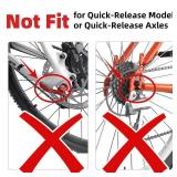 HUASION Adjustable Bike Training Wheels Kids Bicycle Training Wheels Kit for 16, 18, 20, 22, 24 inch bike, Includes Stabilizers for Variable Speeds, Black