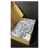 Sunnymove Empty Mahjong Bags Set for Tiles and Racks 24x13x4.7 Inch American Mahjong Carrying Bag Tote Tiles Bag Drawstring Protective Sleeve for Rack Pusher Party Travel, Case Only (Block Print)