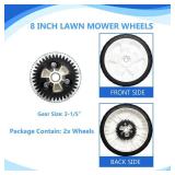 115-4695 Lawn Mower Rear Wheels Replaces Toro 115-4695 138-3216 - Drive Wheel Plastic Gear Assebmly 8\ Compatible with 20332 20333 20334 22\in Recycler Push Lawn Mower - 2 Packin