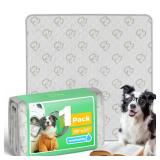 FXW Washable Pee Pads for Dogs, Leak-Proof and Non-Slip, Specifically Designed for Potty Training, 39\ Square, Khaki, 1 Packin