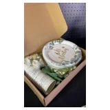 Guudmua 217 Pcs Sage Green Baby Shower Decorations, Neutral Baby Shower Decor Supplies- Disposable Dinnerware Set With Eucalyptus Leaf (25 Guest), \OH BABY\in Banner, Balloon, Sash, Cake Topperin