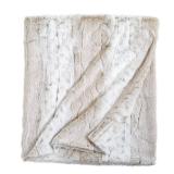 Peri Home Leopard Luxury Faux Fur Throw Blanket - Super Soft Fluffy Bedding Throw Blanket for Bedroom 50\ x 60 - Furry Blanket Comfy Warm Cozy Plush Blanket for Bed Sofa Couch - Ivoryin