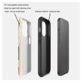 SobLn for iPhone 16 Pro Case, Cute Bow Ribbon Phone Case for Women Girl, Aesthetic Shockproof Hybrid 2-Layer Hard Shell Protective Cover, Pink