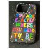 SobLn for iPhone 16 Pro Case, Cute Bow Ribbon Phone Case for Women Girl, Aesthetic Shockproof Hybrid 2-Layer Hard Shell Protective Cover, Pink