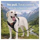 No Pull Dog Harness with Built-in AirTag Holder  Reflective Adjustable Vest for Safe, Stylish Daily Walks (Hot Pink, Small)