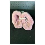 Cat And Jack Pink Fuzzy House Slippers  Size L4/5