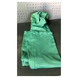 Green XS Cotton Ribbed Flare Leggings Size XS