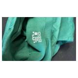 Green XS Cotton Ribbed Flare Leggings Size XS