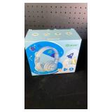 iClever BTH12 Kids Bluetooth Headphones,Colorful LED Lights,74/85dBA Safe Volume,85H Playtime,Fast Charging,Bluetooth 5.2,Over Ear Kids Headphones Wireles for iPad/Tablet/Airplane, Gradient Pink