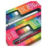 SNIFTY Magic Pencil - Compressed graphite tip equals 100 pencils - white barrel + matching chunky eraser