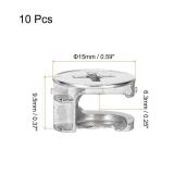 uxcell Cam Lock Nut for Furniture, 10pcs 15x9.5mm Joint Connector Locking Nuts Furniture Connecting Cam Fittings