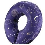 BENCMATE Inflatable Dog Cone Collar Alternative, Soft Dog Cone for Small Medium Large Dogs and Cats, Neck Recovery ECollar Donut Collar After Surgery (Medium, Constellation)