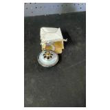 Anlige Bathtub Drain Stopper, Pop Up Tub Stopper and Cover, Bottom with Hair Catcher, Universal for 1.45 to 1.8 in Drain, Replaces Old Drain Plug, Chrome Silver