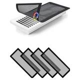 Magnetic Vent Covers Screen 4 Pack - 4x10 Inch Air Vent Filters with Durable PVC Frame, Washable Mesh Screen for Home HVAC, Floor Registers and Vents - Secure Fit, Easy Installation
