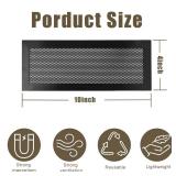 Magnetic Vent Covers Screen 4 Pack - 4x10 Inch Air Vent Filters with Durable PVC Frame, Washable Mesh Screen for Home HVAC, Floor Registers and Vents - Secure Fit, Easy Installation