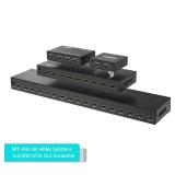 MT-ViKI HDMI Splitter 1 in 4 Out, 1x4 Power HDMI Splitter 4 Ports w/AC Adapter, 4Kx2K@30Hz 3D Full HD Distributor for PS4 Fire Stick HDTV