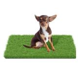 MAYSHINE Fake Grass for Dogs, Artificial Turf Grass Indoor Outdoor, Mat for Dogs Soft Blades, Cesped Artificial for Patios, Dog Astro Turf for Balcony, Quick Clean, Easy Rinse Patio Rug, 29.5\x17\inin