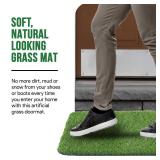 MAYSHINE Fake Grass for Dogs, Artificial Turf Grass Indoor Outdoor, Mat for Dogs Soft Blades, Cesped Artificial for Patios, Dog Astro Turf for Balcony, Quick Clean, Easy Rinse Patio Rug, 29.5\x17\inin