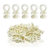 Luomorgo 50 Pcs Plastic Rollerbolt Window Curtain Glider Track Carrier Slide Wheels Rollers