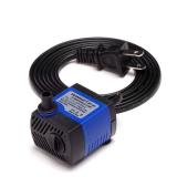 AQUANEAT Small Fountain Pump, 80 GPH Submersible Water Pump for Aquarium Fish Tank, Outdoor Water Fountain, Hydroponics, Pond Filter Pump