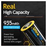 MACORUN CR2 3V Lithium Battery 2 Pack, 935mAh Real Capacity Non-Rechargeable CR2 Battery, Long Lasting Power CR2 Batteries Low Self-Discharge Rate CR2 Lithium Battery, 12-Year Shelf Life