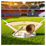 3Pcs/Set Khaki Dollhouse Baseball, 1/12 Scale Miniature Accessories, Wood Miniature Baseball Glove Set for Scene Decor