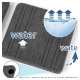 3PCS Water Absorbing Stone Tray, DryingNeat Diatomite Stone Sink Tray, Instant Dry Sink Coasters, Kitchen Sponge Hand Soap Holder, Countertop Fast Drying Counter Trays,8 * 4inch and 4 * 4inch