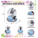 CoTa Global Puffin Snow Globe - Sparkly Water Globe Figurine with Sparkling Glitter, Collectible Novelty Ornament for Home Decor, for Birthdays, Christmas, and Valentinefts Day - 65mm