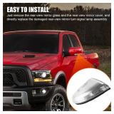 fitfoyo Front Mirror Turn Signal Puddle Light for Dodge Ram 1500 2009-2018,Side Marker LED Light Lamp Assembly for Ram Replace 68064949AA/48AA (Right (Passenger) Side)