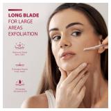 Dermaplane Razor for Women Face, (6 Count) Professional Dermaplaning Tool for Peach Fuzz, Facial and Eyebrow Hair Removal, Gentle Skin Exfoliation Blade