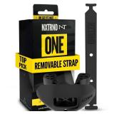 Nxtrnd One Football Mouth Guard, Strap Included, Fits Adult and Youth (Black)
