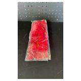 Hekocap 18 Pcs Red Velvet Bows for Christmas Tree  Red Velvet Christmas Tree Bows, Holiday Decorations for Garland Wreath Bow (5 * 7\, 1\in Wide)in