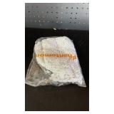 Phantomon Lace Doilies Table Placemats Handmade Crochet Cloth Round Coasters Cotton Doilies for Tables, Sofa Cover, Waterlily Pattern, 20Inch (White)